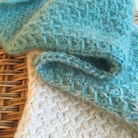 Fuzzy Ombre Scarflet -- A Free Knitting Pattern